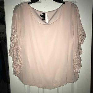 A.Byer light pink blouse